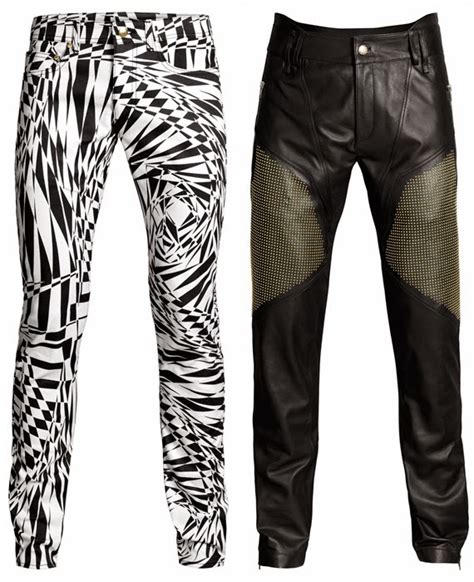 versace trousers women's|Versace leather pants men's.